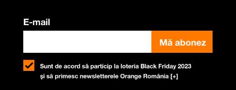 Abonare Newsletter Orange Black Friday 2023