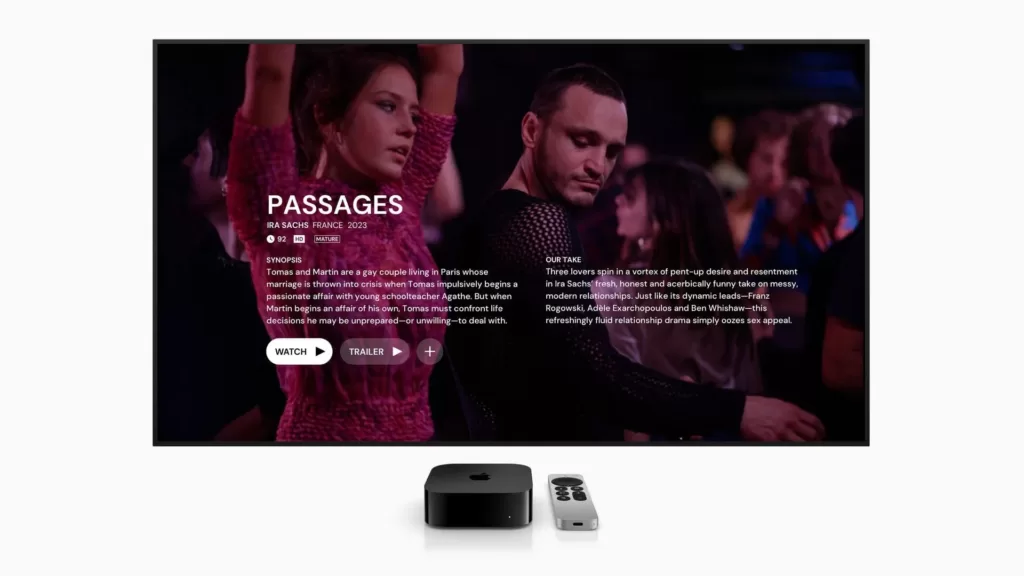 Apple Store Awards 2023 Apple TV App of the Year MUBI