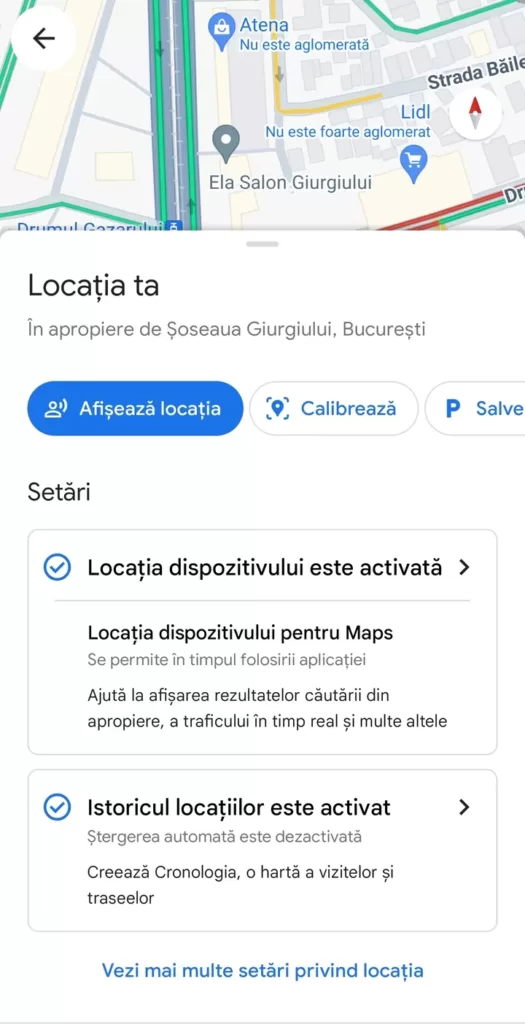 Google Maps actualizare pe smartphone